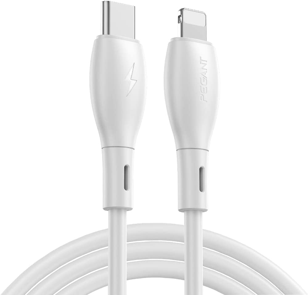 PEGANT Lightning Cable for iPhone 1M USB C to Lightning Fast Charging