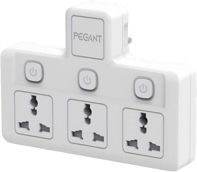 Multi Plug Electrical Outlets MX 3 Pin Multi Plug Adapter – 5 Amps