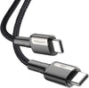 EGANT USB C Cable 100W Fast Charging Nylon Braided Power Delivery PD Type C Compatible for iPad mini 6 MacBook Pro 2021 14 16 MacBook Air iPad Pro 12.9 Samsung S21 and more (100W 2M)